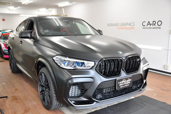 BMW X6 Mのカーラッピング事例