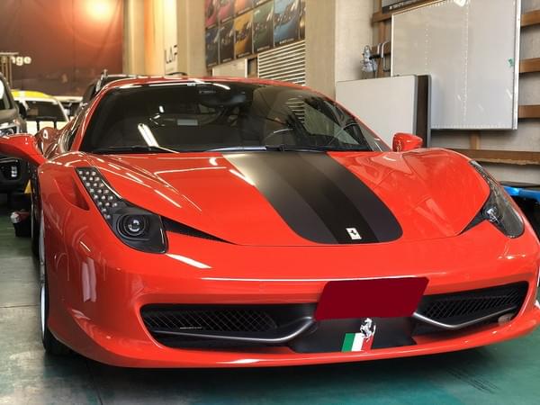FERRARI 458のカーラッピング事例