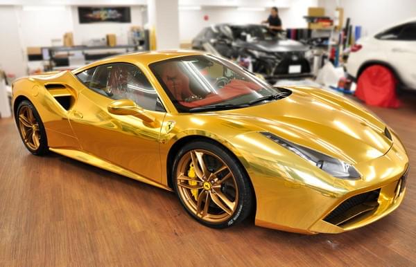 FERRARI 488GTBのカーラッピング事例