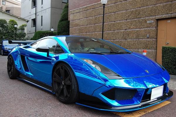 Lamborghini ガヤルドのカーラッピング事例