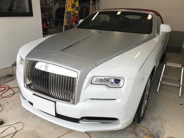 ロールスロイス ドーンのカーラッピング事例